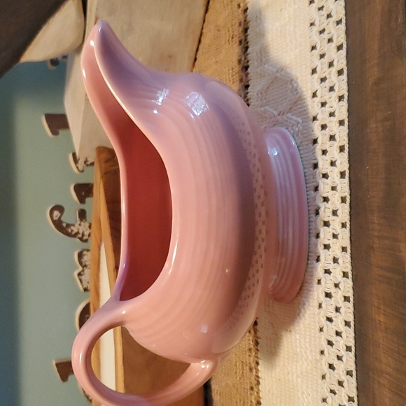 Fiesta gravy sauce boat rose pick - Picture 3 of 9